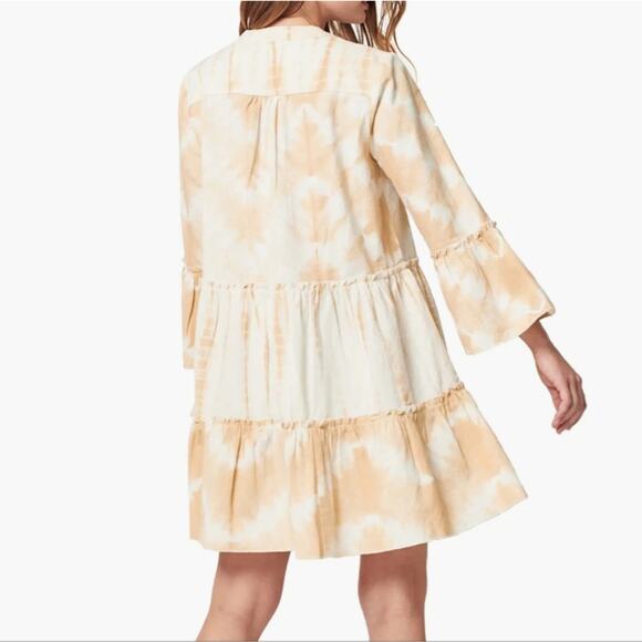 Faherty Maple Sugar Vida Tie Dye Trapeze Dress S - Picture 2 of 12
